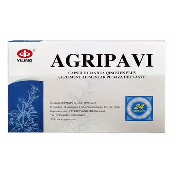 Supliment antiviral, Agripavi, 24cps Supliment antiviral, Agripavi, 24cps