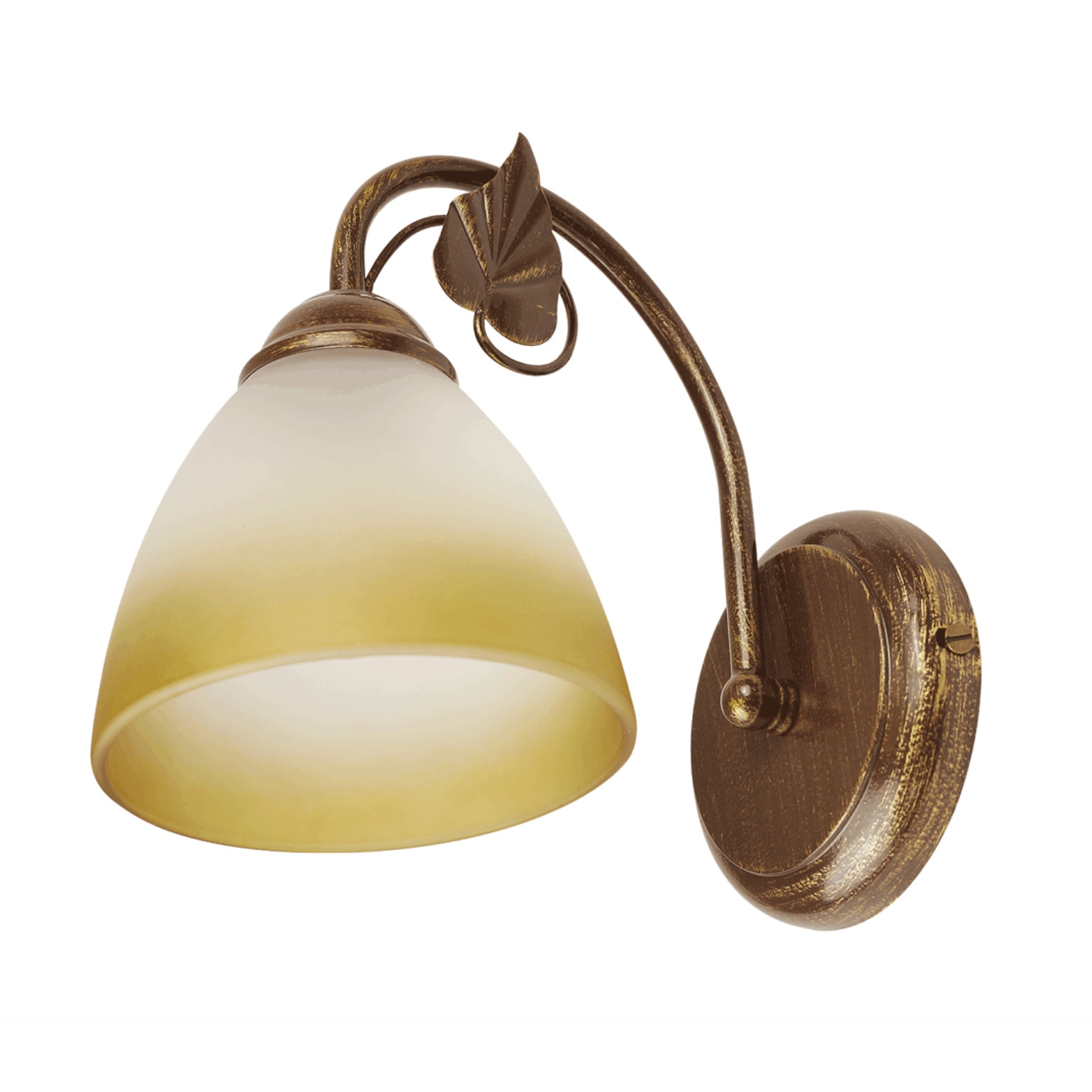 Aplica Interior Erste Gabriela 1x60W Max E27 EL0026606 Culoare Maro Galben