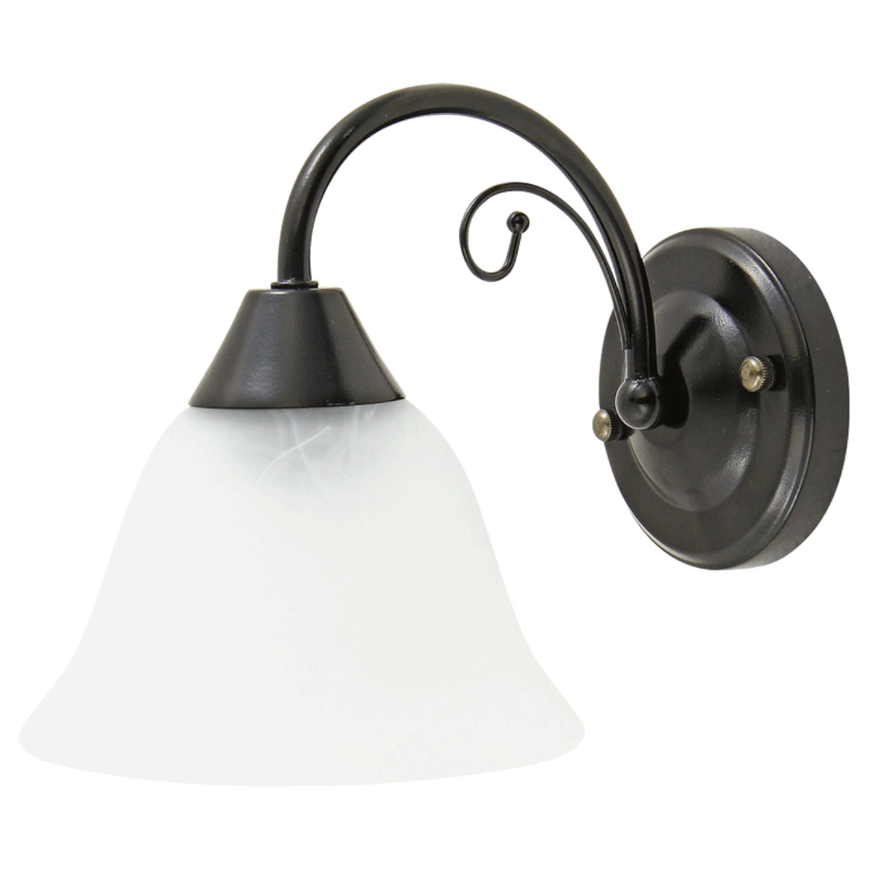 Aplica Interior Erste Olga 1x60W Max E27 EL0028108 Culoare Negru si Alb