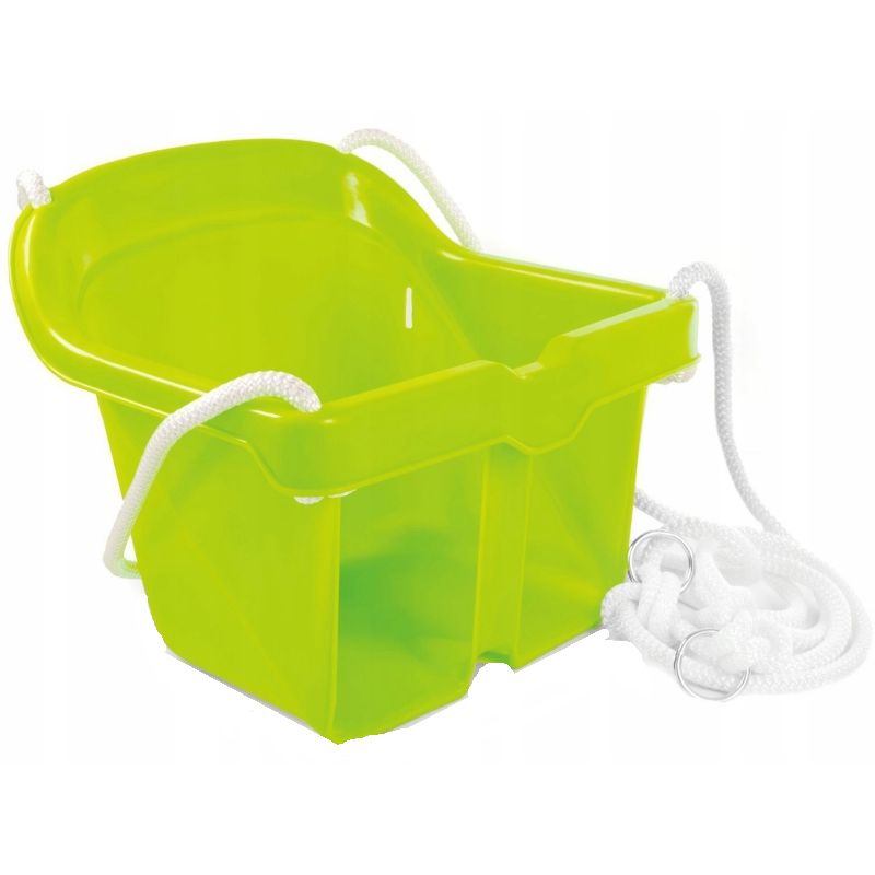 Leagan suspendabil pentru Copii, cu franghii si inele de fixare, capacitate 25kg, verde