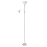 Lampa de podea Platinet PFLF066W, E27 si E14, 180cm, metal si plastic, alba