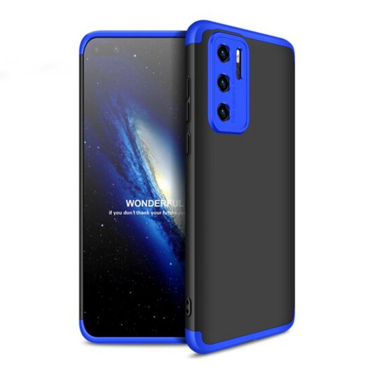 Husa Shield 360 GKK pentru Huawei P40 Pro Black/Blue