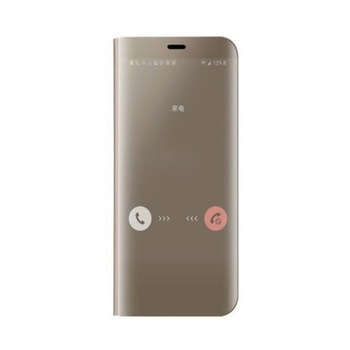 Husa Flip Mirror pentru Galaxy J2 Pro 2018 (Grand Prime Pro / J250FD) Gold Husa Flip Mirror pentru Galaxy J2 Pro 2018 (Grand Prime Pro / J250FD) Gold