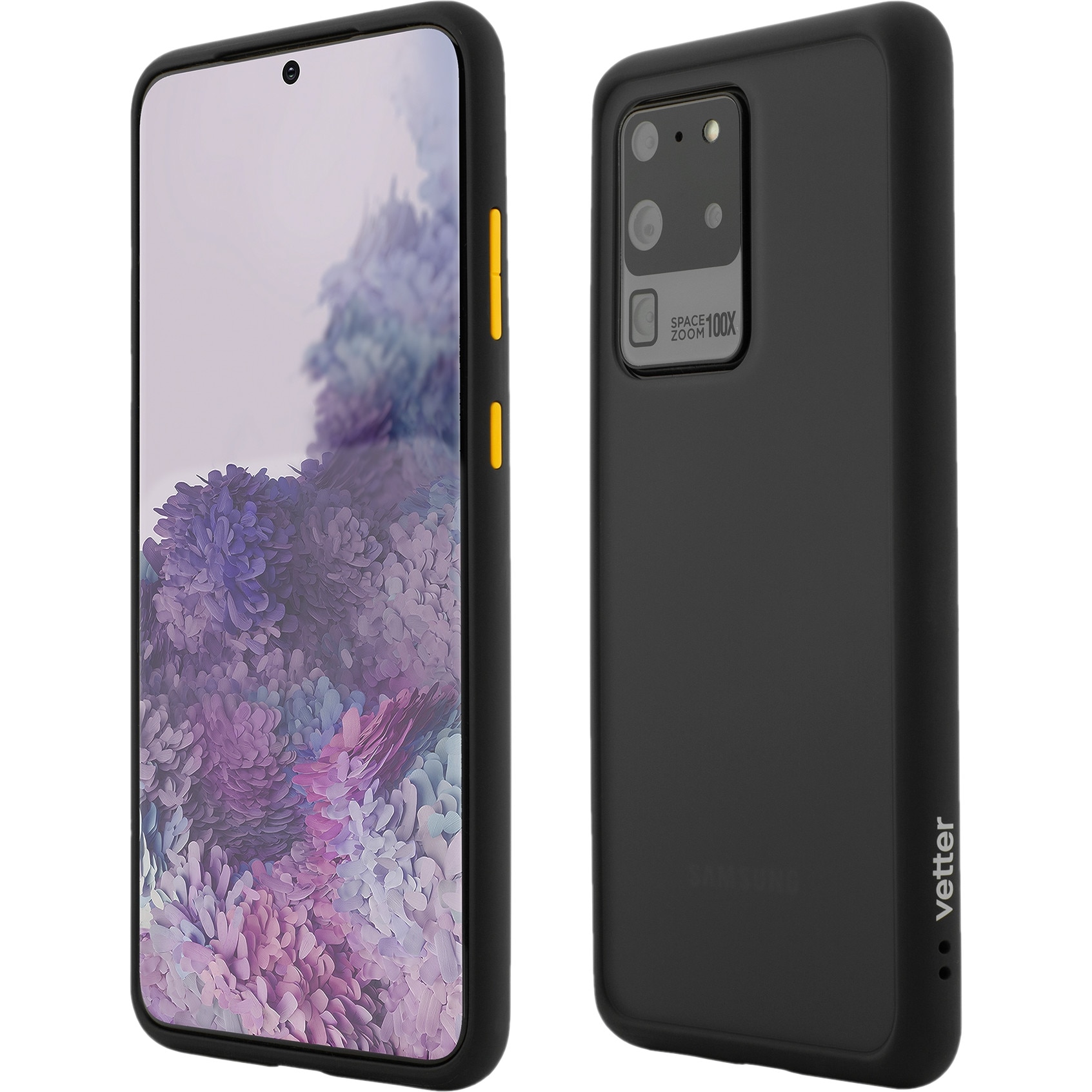 Husa Samsung S20 Ultra Vetter CLIP-ON HYBRID SHOCKPROOF SOFT EDGE Neagra