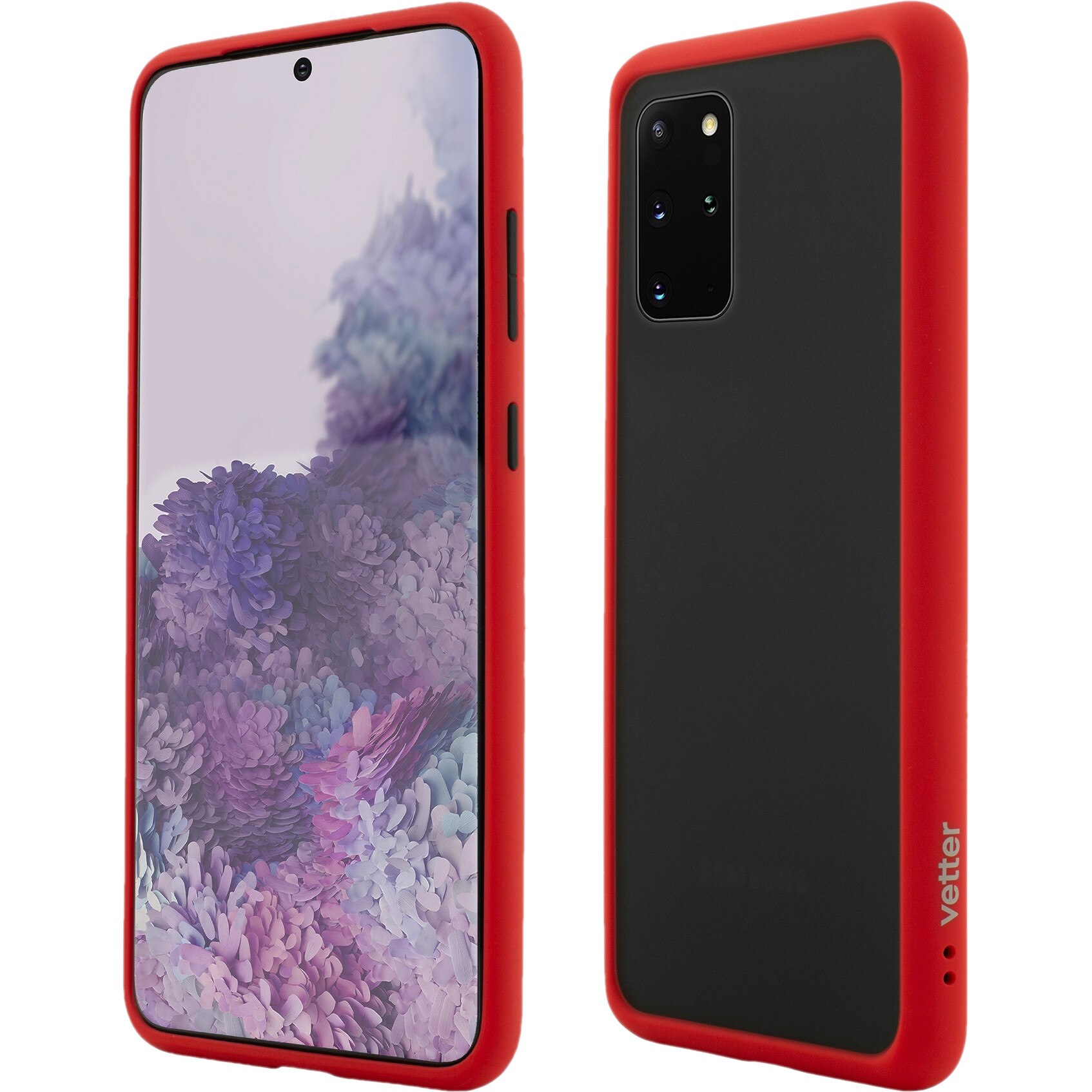 Husa Samsung S20 Vetter CLIP-ON HYBRID SHOCKPROOF SOFT EDGE Red