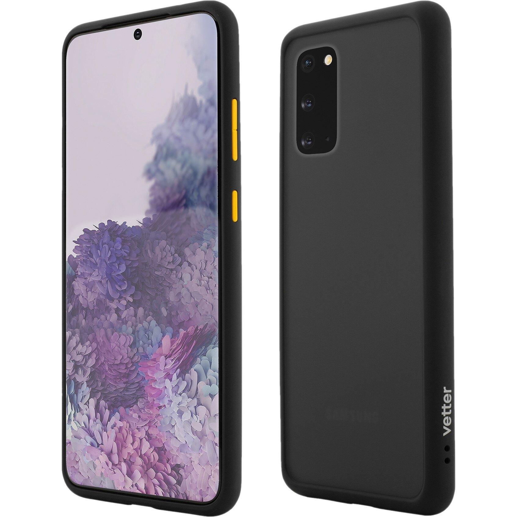 Husa Samsung S20 Vetter CLIP-ON HYBRID SHOCKPROOF SOFT EDGE Neagra