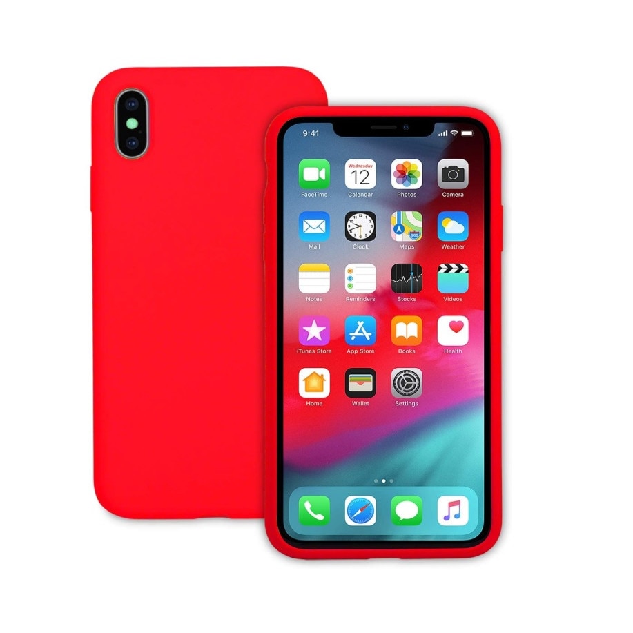 Husa iPhone XS MAX ultraslim, X-level premium, Rosu