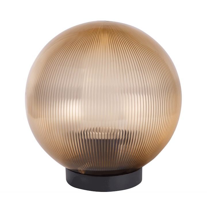Градинска лампа Erste Luca, Златен глобус, 1XE27, max 40w, Черно злато, EL0024391