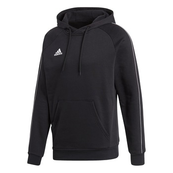 Hanorac sport adidas Core 18 Hoody, Bumbac, Poliester, Negru Hanorac sport adidas Core 18 Hoody, Bumbac, Poliester, Negru
