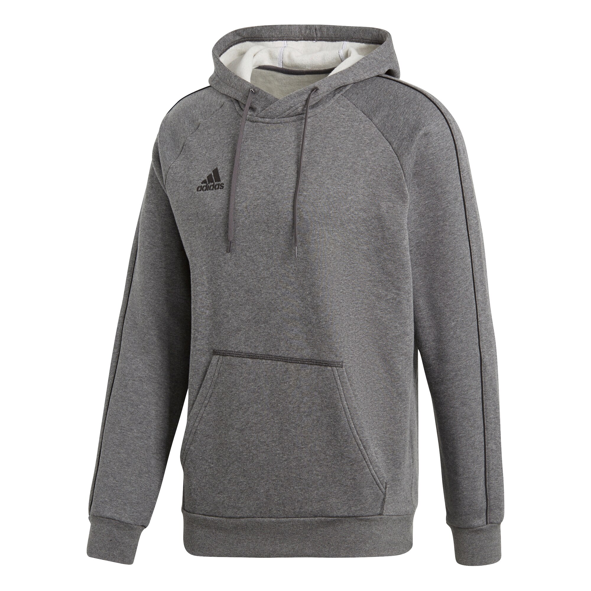Hanorac sport adidas Core 18 Hoody, Bumbac, Poliester, Gri