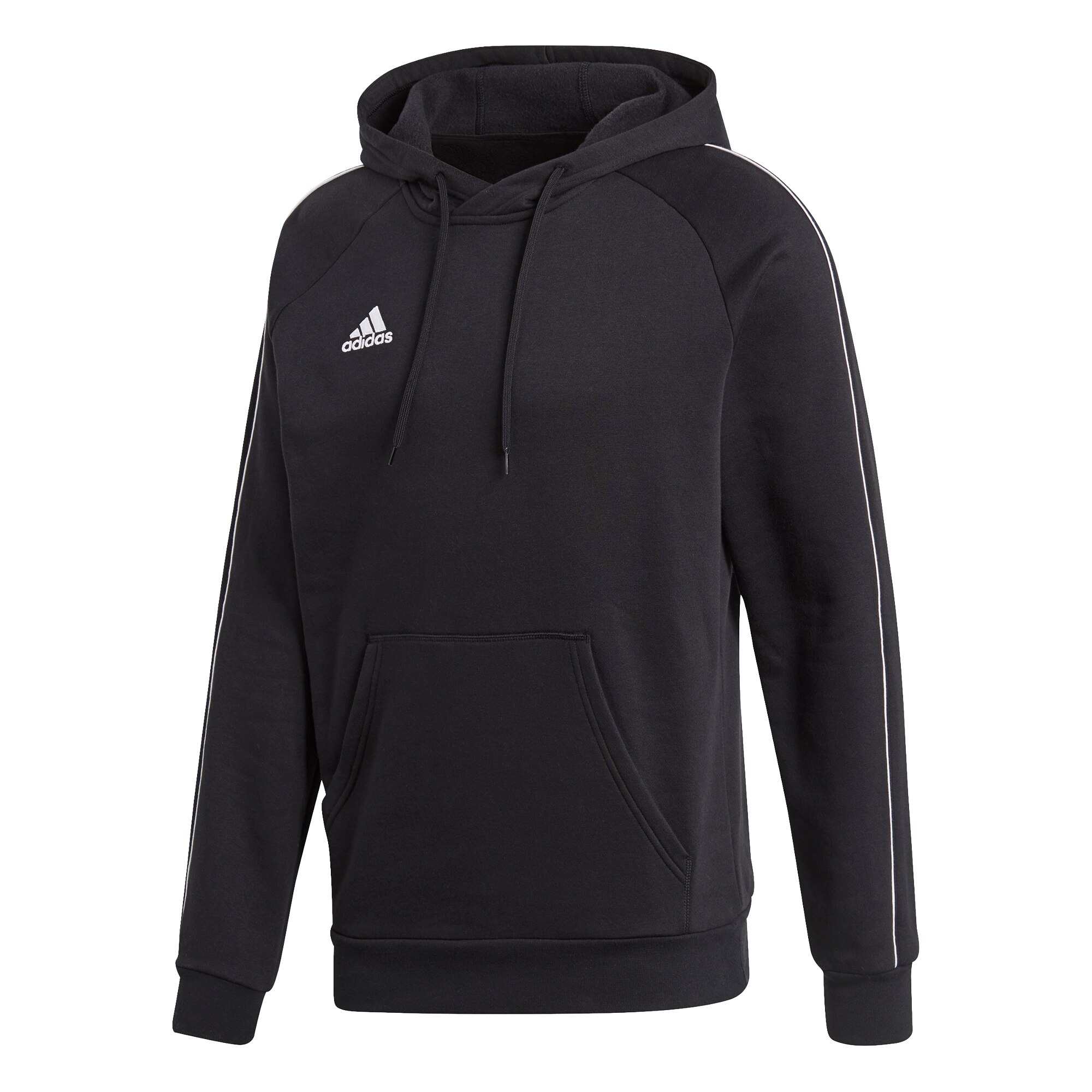 Hanorac sport adidas Core 18 Hoody, Bumbac, Poliester, Negru