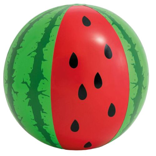 Minge gonflabila pentru plaja, pepene rosu, diametru 107 cm