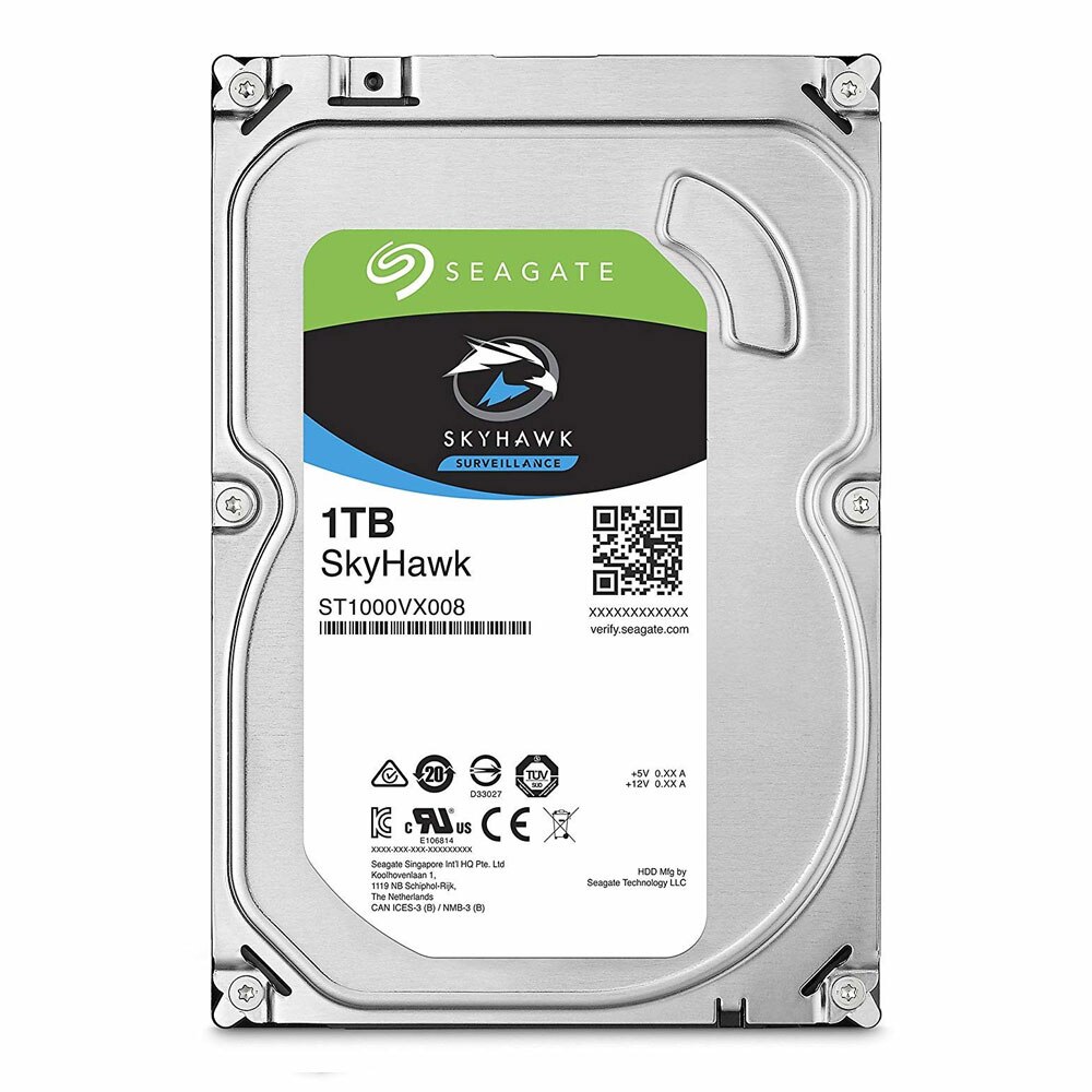 Hard Disk Seagate Skyhawk, ST1000VX001, 1TB, 64MB, 5400RPM