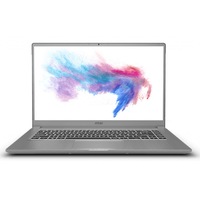 MSI Modern 15 A10M-074HU 15.6" FullHD laptop, Intel® Core™ i5-10210U, 8GB, 512GB, Intel Graphics, Windows 10 Home, Magyar billentyűzet, Szürke