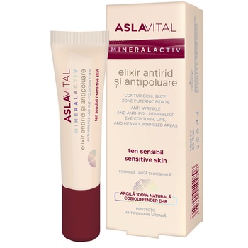 Elixir antirid si antipoluare Aslavital, 15 ml Elixir antirid si antipoluare Aslavital, 15 ml