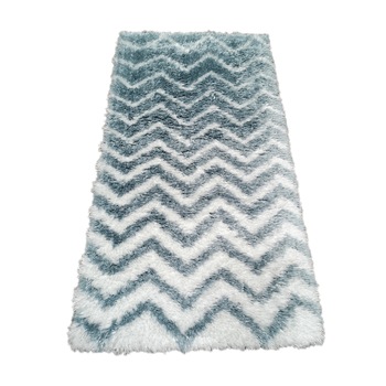 Covor PLUSH 120 x 170 Albastru/Crem 0009A Covor PLUSH 120 x 170 Albastru/Crem 0009A