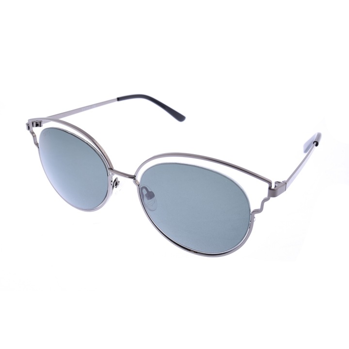 Ochelari de soare Kotys Dama Cat Eye KTMS503, 52-18-140 Standard, Argintiu