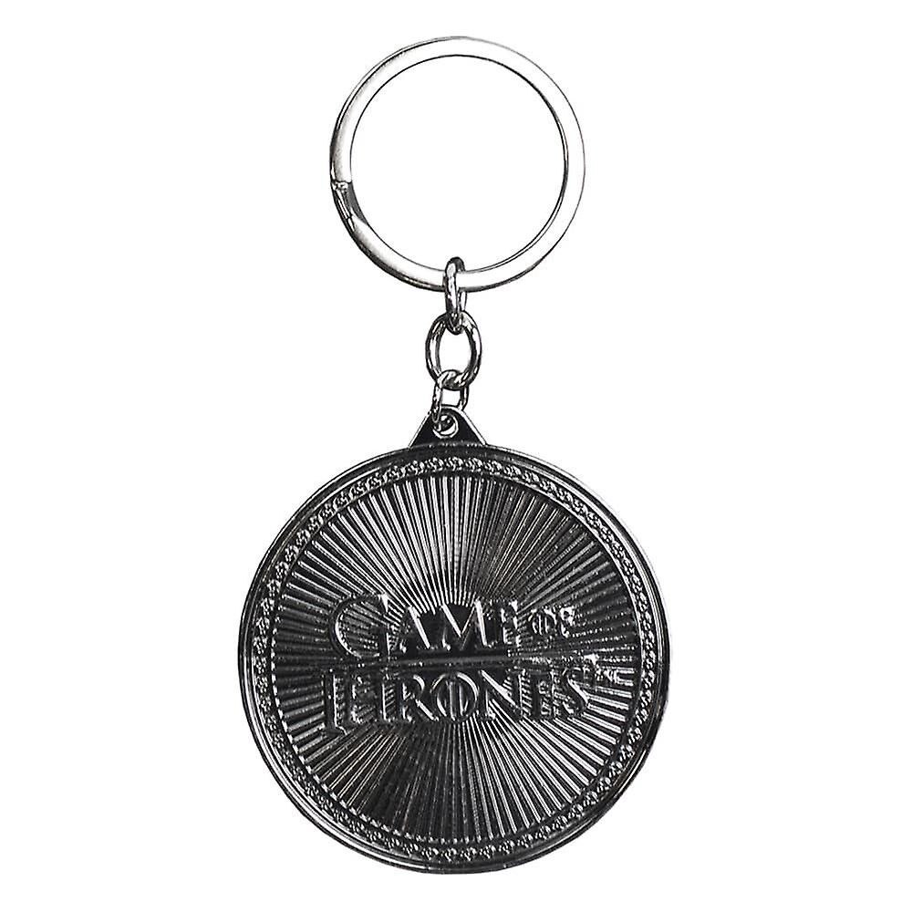 Breloc Metal Game of Thrones 3D Logo 6 cm