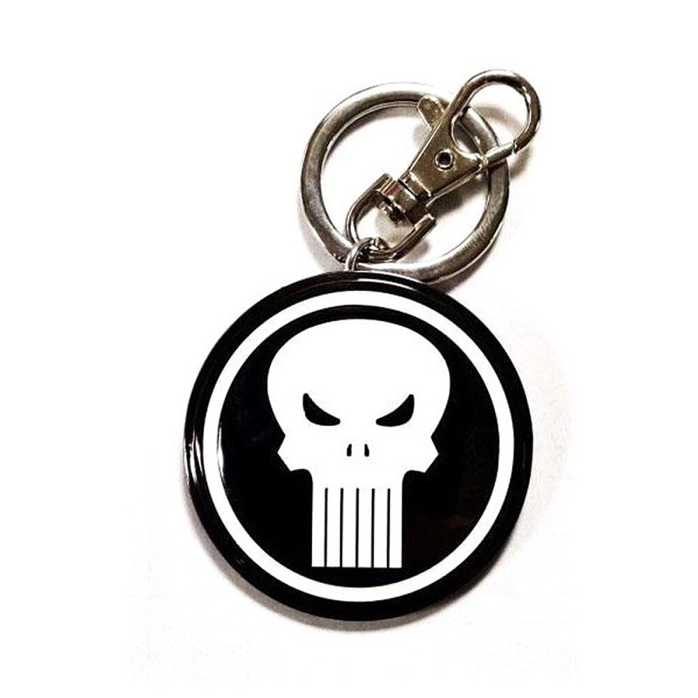Breloc Metal Marvel Comics Punisher Logo