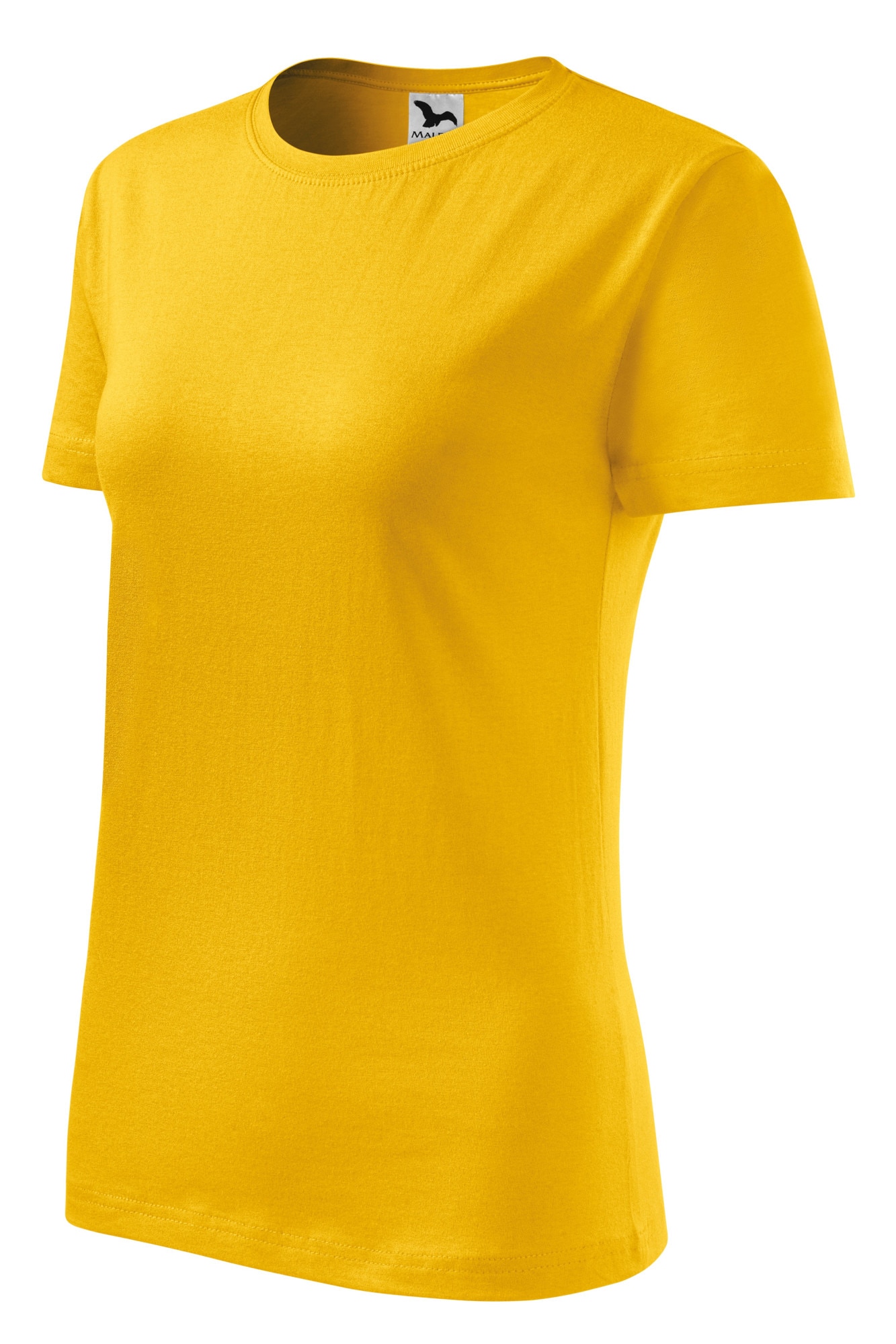 Tricou classic pentru femei Bumbac, Galben