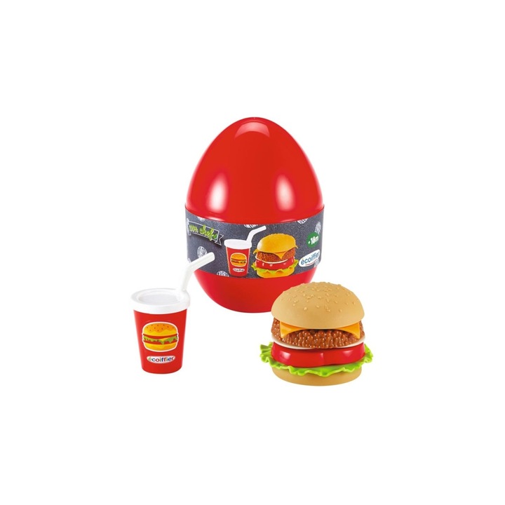 Hamburger tojásban játékszett