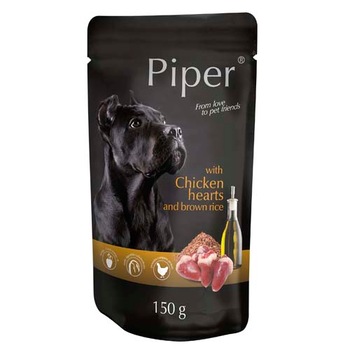 Mancare pentru caini Piper, Adult, 150 g, Aroma de pui Mancare pentru caini Piper, Adult, 150 g, Aroma de pui