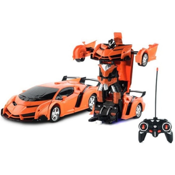 2in1 Transformer átváltozó autó robot, Piros