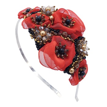 Coronita par cu flori, Zia Fashion, Lovely, multicolora Coronita par cu flori, Zia Fashion, Lovely, multicolora