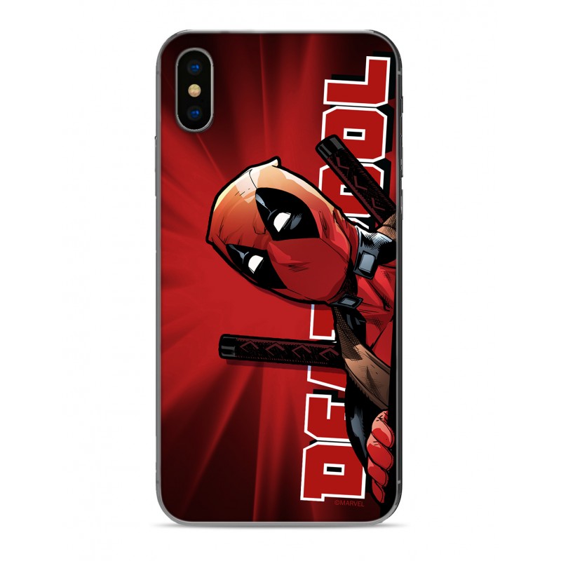 Husa de protectie, Marvel Deadpool 002, iPhone 11, Rosu