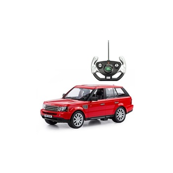 Set Masina cu telecomanda Rastar Range Rover Sport 1:14, Rosu Set Masina cu telecomanda Rastar Range Rover Sport 1:14, Rosu