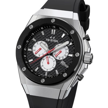 Ceas barbatesc Tw-Steel CE4049, Solberg Champion World Limited Edition, Carbon, Quartz 44mm, 10ATM, Argintiu Ceas barbatesc Tw-Steel CE4049, Solberg Champion World Limited Edition, Carbon, Quartz 44mm, 10ATM, Argintiu