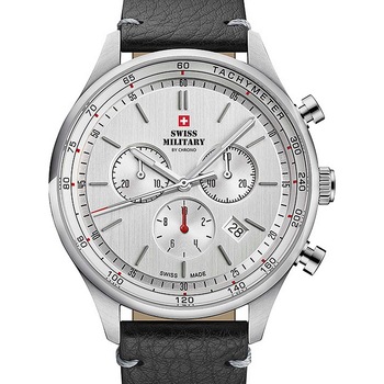 Ceas barbatesc Swiss Military SM34081.07, Quartz, 42mm, 10ATM, Argintiu Ceas barbatesc Swiss Military SM34081.07, Quartz, 42mm, 10ATM, Argintiu