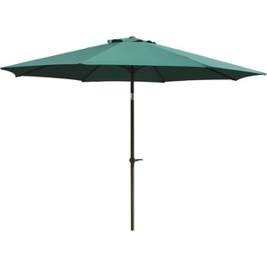 Umbrela terasa gradina GU19, cu manivela si inclinare, rotunda 300cm, Verde