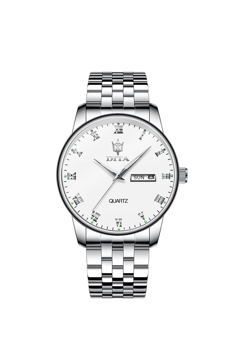 Ceas barbati, DITA, SS SD Series, Otel, Argintiu