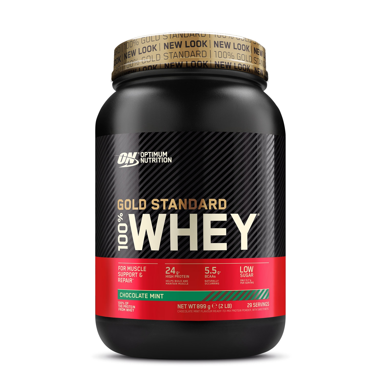 Optimum Nutrition 100% Whey Gold Standard Ciocolata Cu Menta 0.912 Kg