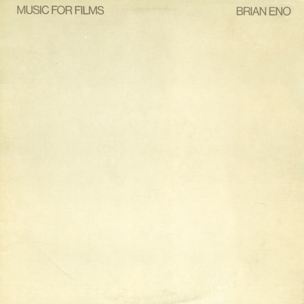 Brian Eno - Music For Films [LP] (vinyl)