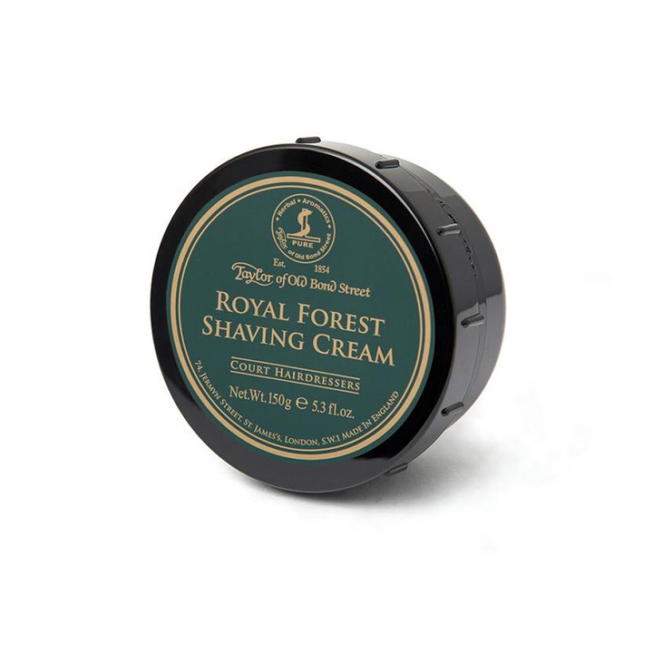 Крем за бръснене с купичка Taylor of Old Bond Street Royal Forest 150 гр