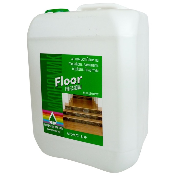 Solutie pentru curatarea masinilor podea Ecocleaner Floor, aroma de pin, 5L