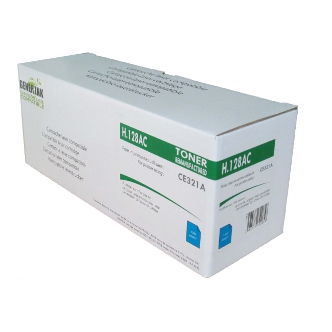Cartus de toner GENERINK CE321, HP, Cyan