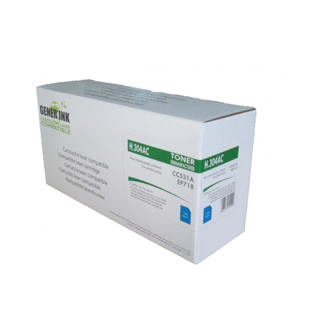 Cartus de toner GENERINK CC531/EP718, HP/CANON, Cyan