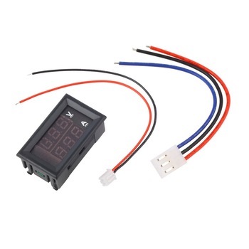 Voltmetru si Ampermetru digital 100 V 10 A albastru - verde Voltmetru si Ampermetru digital 100 V 10 A albastru - verde