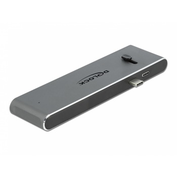 Docking Station Dual USB-C la HDMI 4K@30Hz / USB 3.2 / SD / PD 3.0, Delock 87752 Docking Station Dual USB-C la HDMI 4K@30Hz / USB 3.2 / SD / PD 3.0, Delock 87752
