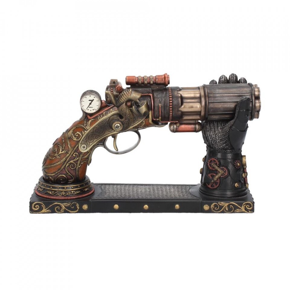 Pistol steampunk cu suport Nock 23 cm