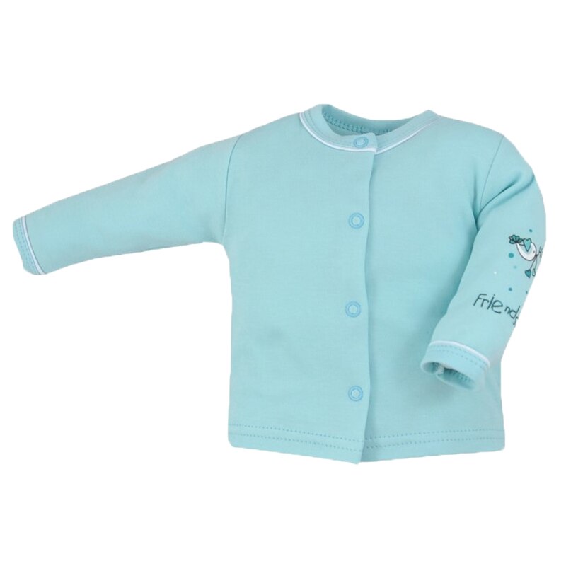 Bluza cu maneca lunga pentru bebelusi Koala Beniamin 2583-T, Turcoaz