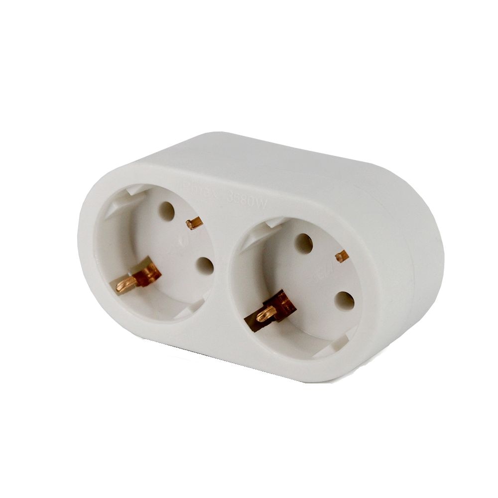 Priza dubla Schuko cu protectie, 250 V