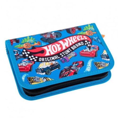 Penar echipat Hot Wheels cu parti pliabile albastru