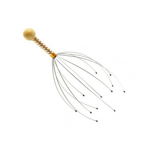 Dispozitiv pentru masaj capilar, argintiu