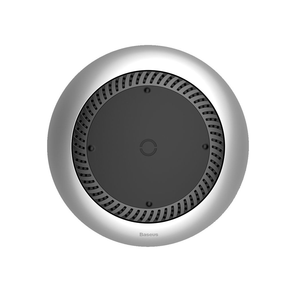 Incarcator Wireless Qi Baseus, Whirlwind Charger, Argintiu