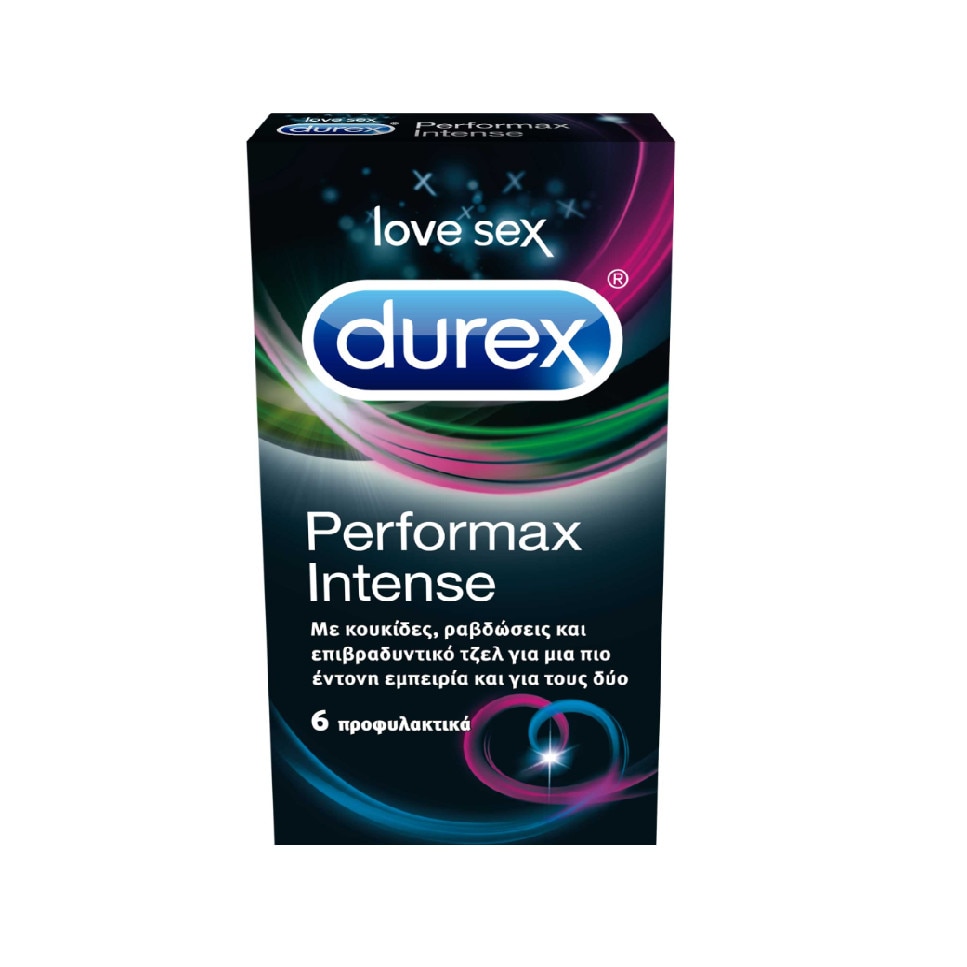 Prezervative Durex Performax Intense, 6 bucati