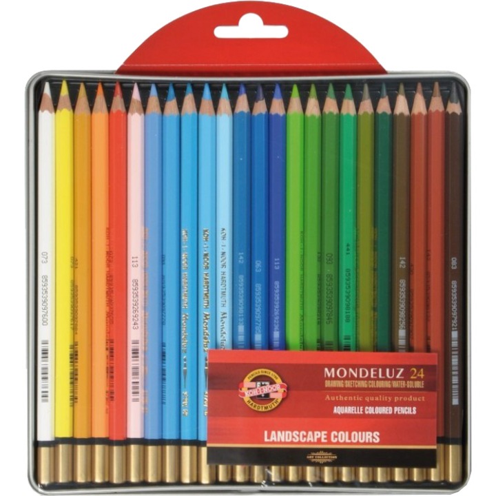 Set 24 creioane colorate Koh-I-Noor Mondeluz, LANDSCAPE